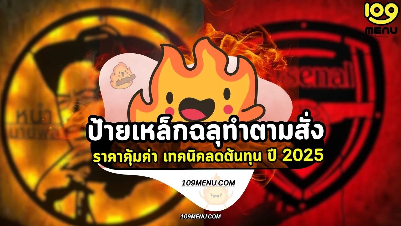 ป้ายเหล็กฉลุทำตามสั่ง ราคาคุ้มค่า เทคนิคลดต้นทุน ปี 2025
